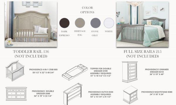 Providence Crib Set | Sorelle Furniture | Behr's Superstore