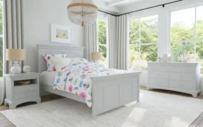 Neopolitan Grey Bedroom Set by Myhome