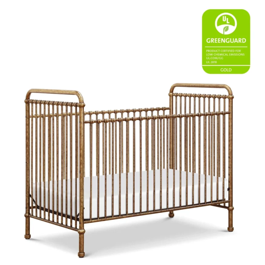 Abigail 3 in 1 Crib in Gold by Namesake