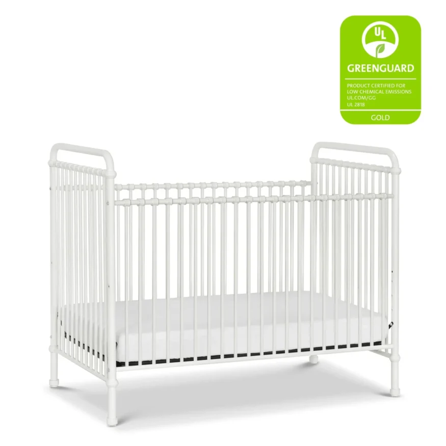 Abigail 3 in 1 Crib in White by Namesake