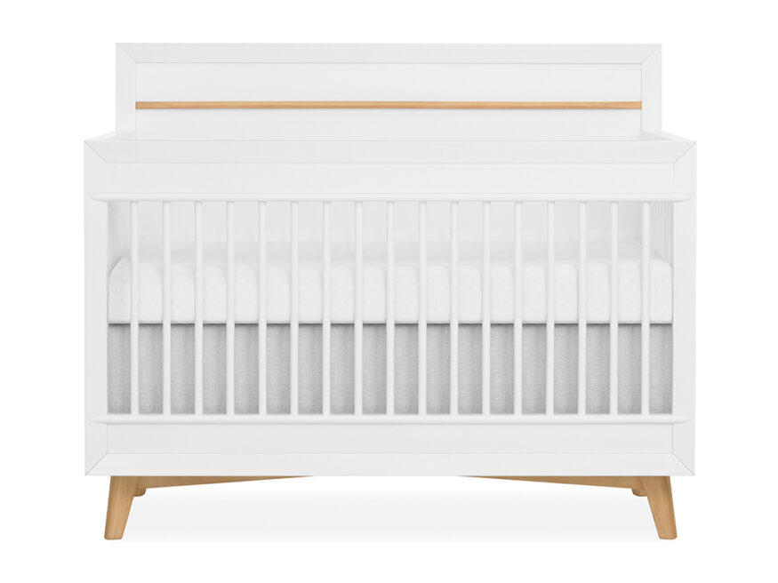 Antilla Crib with White Finish by Evolur