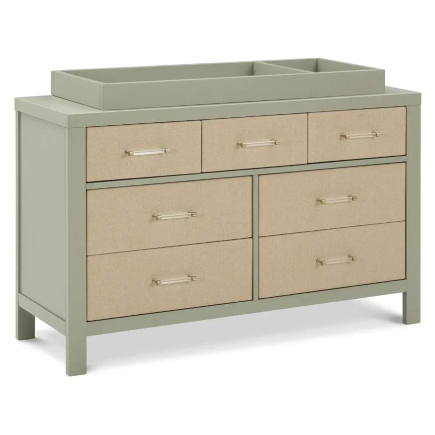 Eloise Dresser with Change Tray in Sage by Namesake