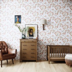 Sage Crib Collection with Tall Chest in Sandstone from Milk Street Baby