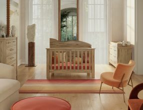 Tiegen Crib Collection in Granola from Milk Street Baby