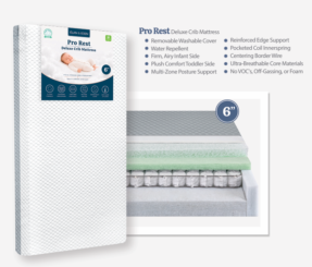 Pro Rest Crib Mattress - Signature Rest Series by Elan & Eden